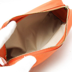 Hermes Leather Pen Case (Orange) Scrib