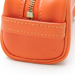 Hermes Leather Pen Case (Orange) Scrib