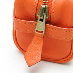 Hermes Leather Pen Case (Orange) Scrib