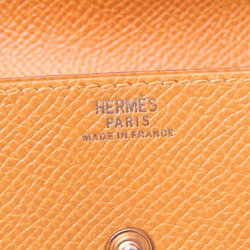 Hermes LE 24 Women's Epsom Leather Coin Purse/coin Case Yellow