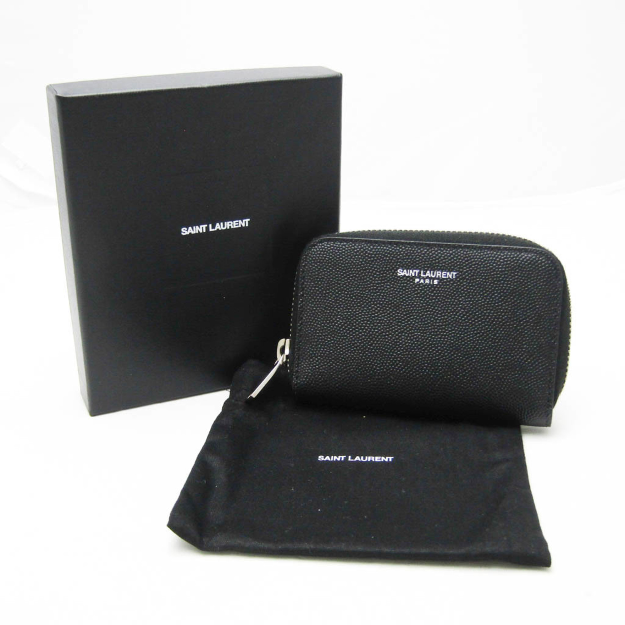 Saint Laurent 506522 Women's Leather Coin Purse/coin Case Black