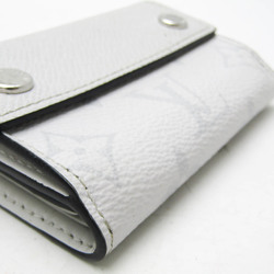 Louis Vuitton Taiga Llama Discovery Compact Wallet M67621 Men's Taiga Leather,Monogram Wallet (tri-fold) Blanc