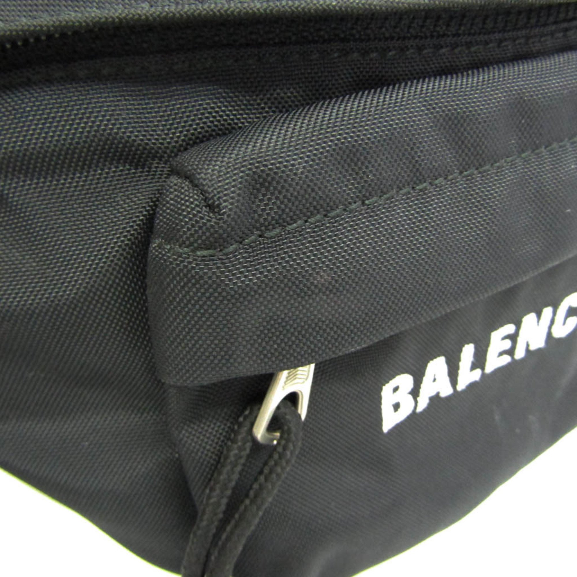 Balenciaga WHEEL BELTPACK S 569978 Women,Men Nylon Sling Bag Black,Navy