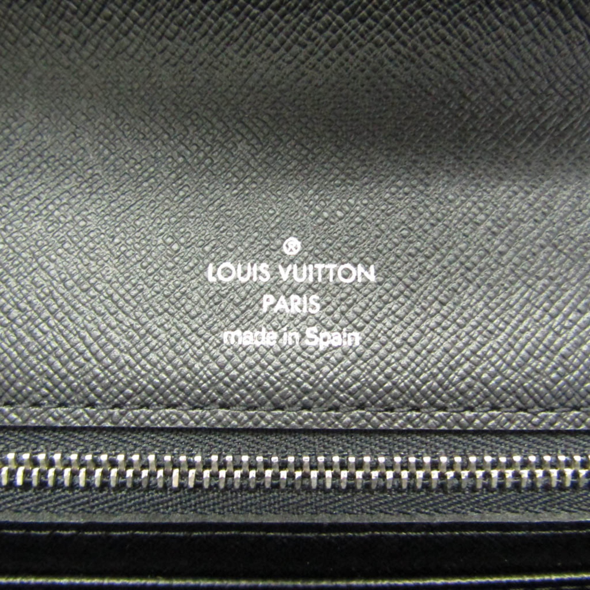 Louis Vuitton Taiga Selenga M30782 Men's Clutch Bag Ardoise