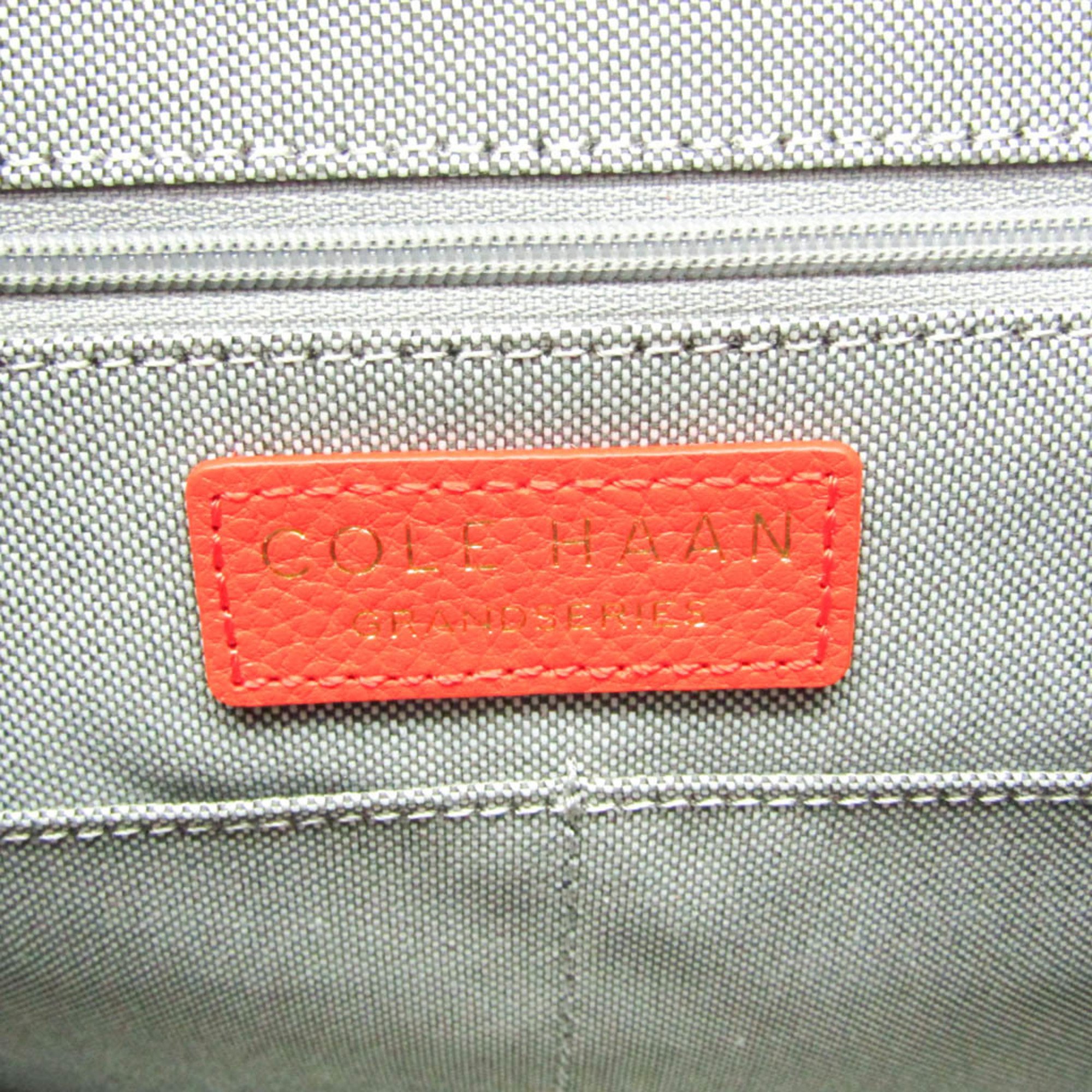 Cole Haan Classic Backpack U05662 Women's Leather Backpack Orange