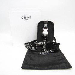 Celine Trekking Mobile Phone Pouch 10J21 Men,Women Nylon Canvas Pouch,Shoulder Bag Black