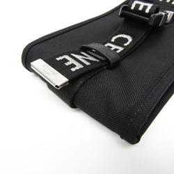 Celine Trekking Mobile Phone Pouch 10J21 Men,Women Nylon Canvas Pouch,Shoulder Bag Black