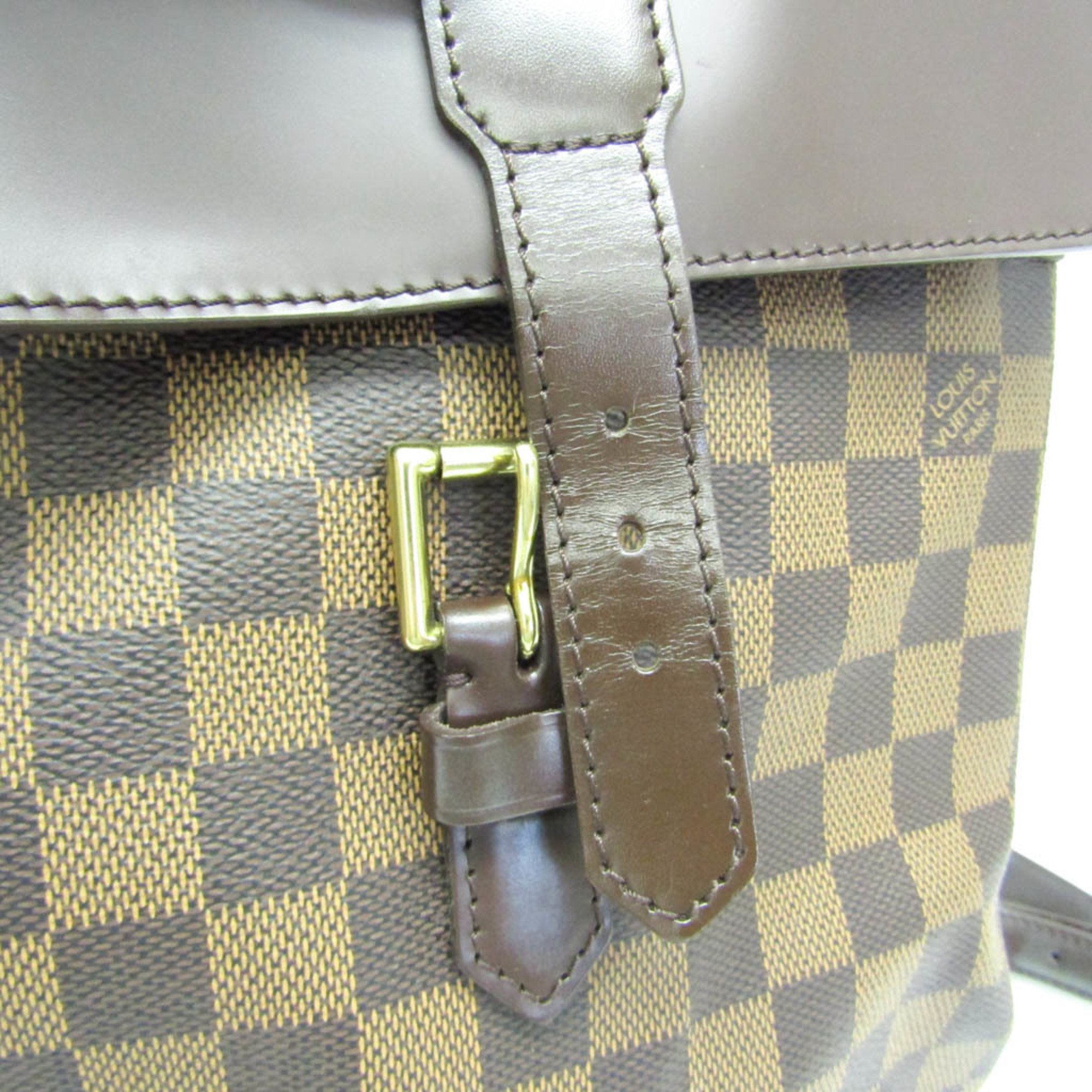 Louis Vuitton Damier Soho N51132 Women's Backpack Ebene