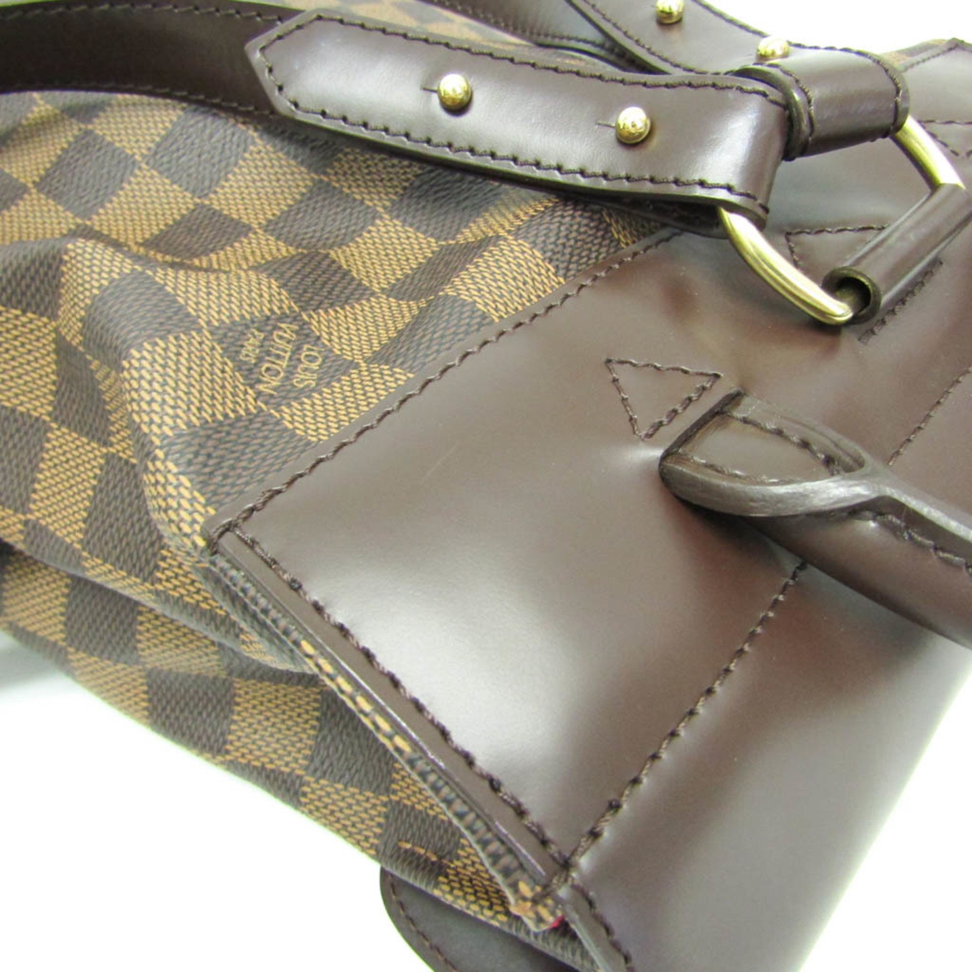 Louis Vuitton Damier Soho N51132 Women's Backpack Ebene