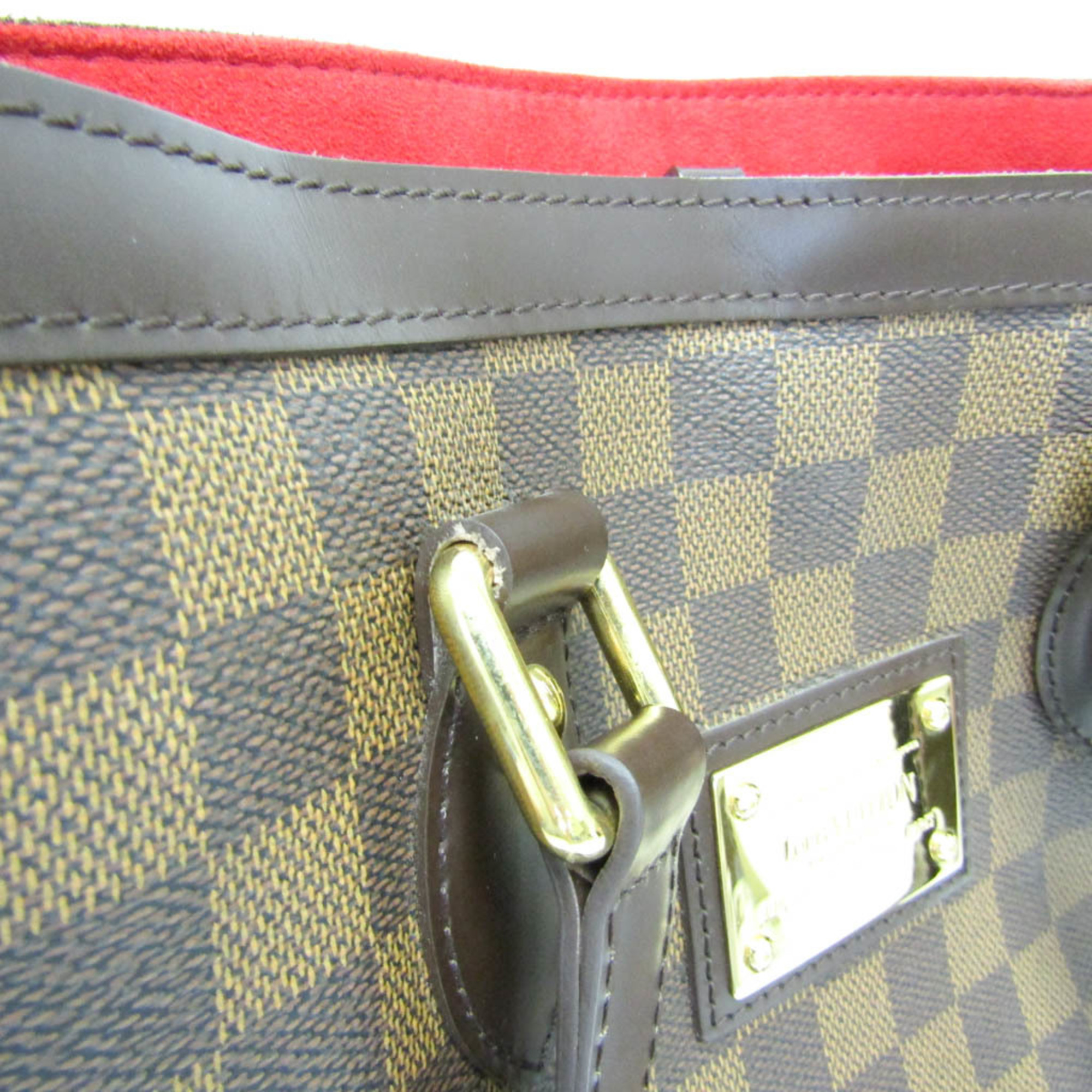 Louis Vuitton Damier Hampstead PM N51205 Women's Handbag Ebene