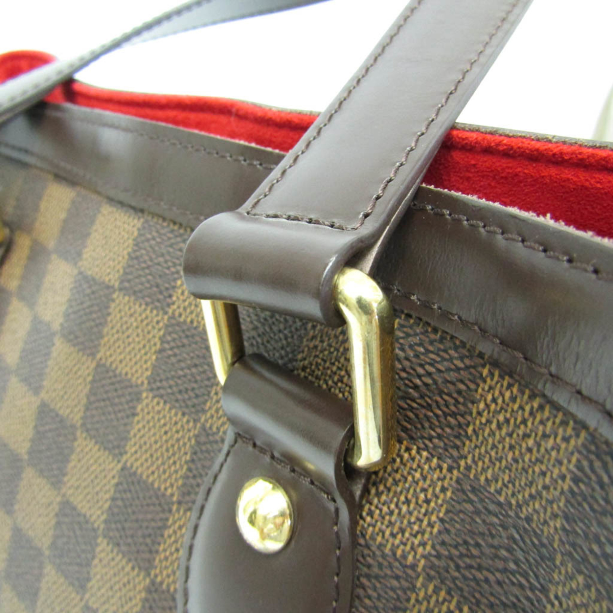 Louis Vuitton Damier Hampstead PM N51205 Women's Handbag Ebene