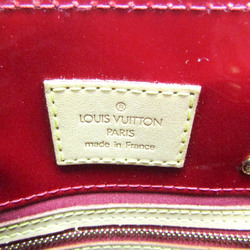 Louis Vuitton Monogram Vernis Reade PM M91990 Women's Handbag Pomme D'amour