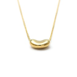 Tiffany Bean Yellow Gold (18K) No Stone Men,Women Fashion Pendant Necklace (Gold)