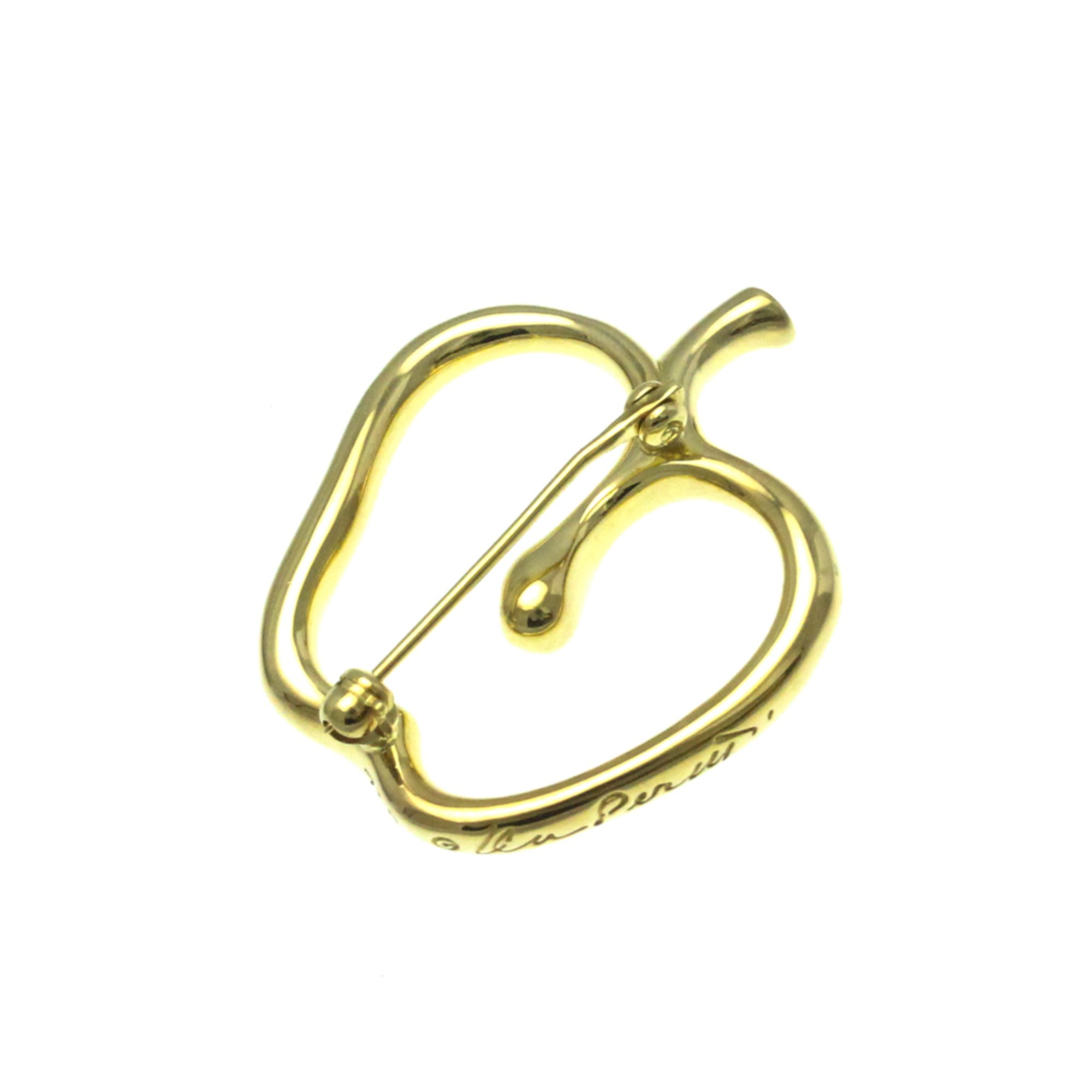 Tiffany Apple Brooch Yellow Gold (18K) No Stone Brooch Gold