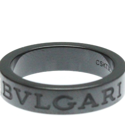 Bvlgari Double Logo Ceramic,White Gold (18K) Fashion Diamond Band Ring