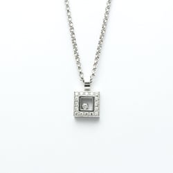 Chopard Happy Diamond 79/2896 White Gold (18K) Diamond Men,Women Fashion Pendant Necklace (Silver)