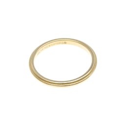 Tiffany Milgrain Ring Pink Gold (18K) Fashion No Stone Band Ring Pink Gold