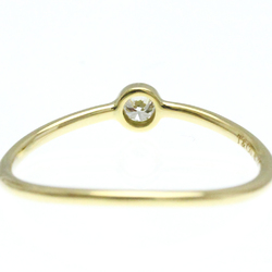 Tiffany Wave Ring Single Row Yellow Gold (18K) Fashion Diamond Band Ring Gold