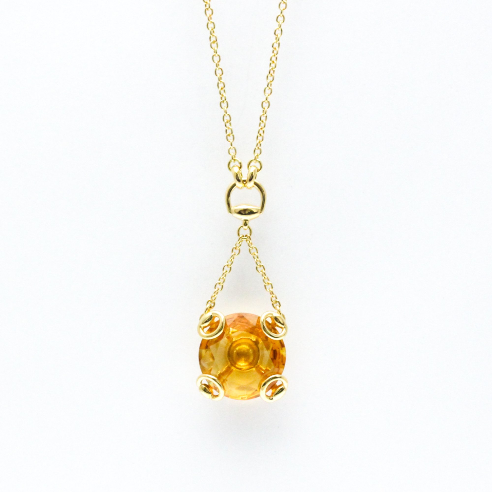 Gucci Horsebit Citrine Necklace Yellow Gold (18K) Citrine Men,Women Fashion Pendant Necklace (Gold)