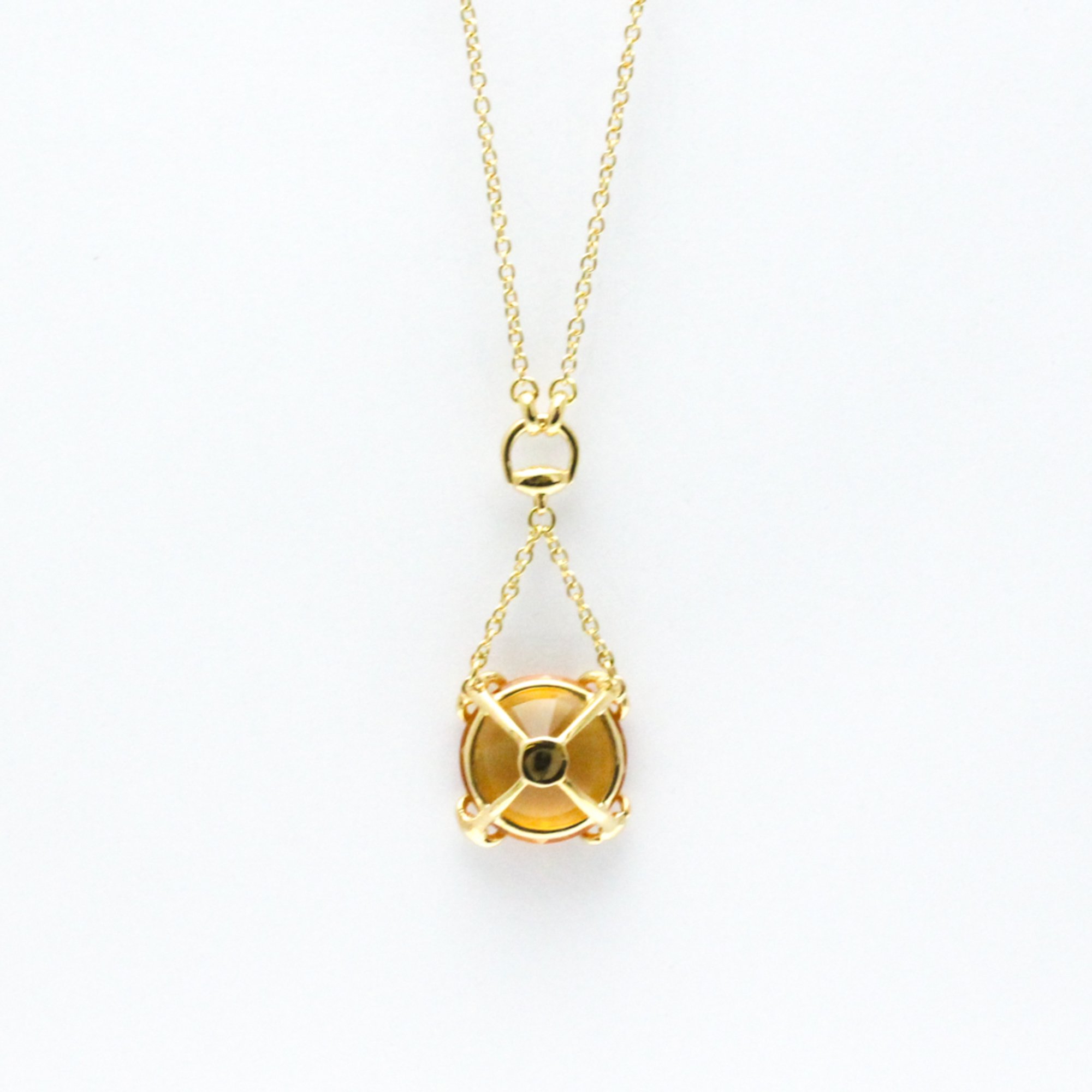 Gucci Horsebit Citrine Necklace Yellow Gold (18K) Citrine Men,Women Fashion Pendant Necklace (Gold)