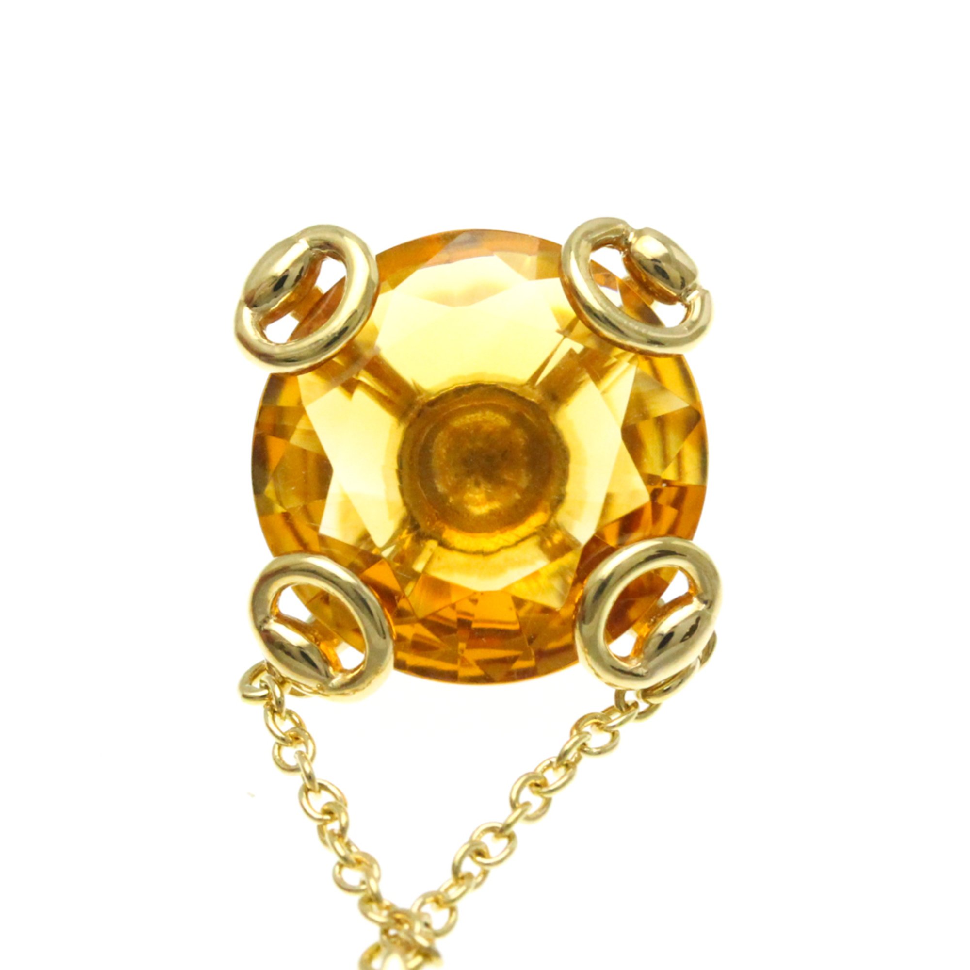 Gucci Horsebit Citrine Necklace Yellow Gold (18K) Citrine Men,Women Fashion Pendant Necklace (Gold)