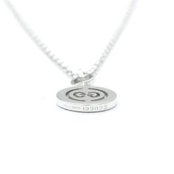 Gucci GG Diamond White Gold (18K) Diamond Men,Women Fashion Pendant (Silver)