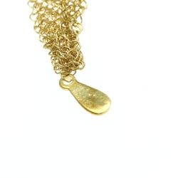 Tiffany Elsa Peretti Mesh Necklace Yellow Gold (18K) No Stone Men,Women Fashion Necklace (Gold)