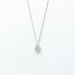 Vendome Aoyama Drop Diamond Necklace White Gold (18K) Diamond Men,Women Fashion Pendant Carat/0.1 (Silver)