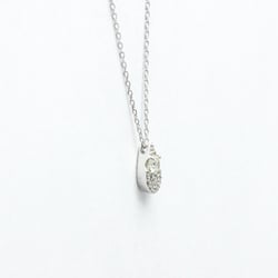 Vendome Aoyama Drop Diamond Necklace White Gold (18K) Diamond Men,Women Fashion Pendant Carat/0.1 (Silver)