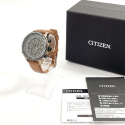 CITIZEN Promaster Eco-Drive SKY Series AT8194-11X Watch Stainless Steel/Leather Khaki Solar Dial Men's