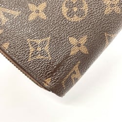 LOUIS VUITTON Louis Vuitton Zippy Wallet M60017 Long Monogram Canvas Brown Unisex