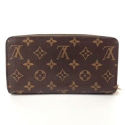 LOUIS VUITTON Louis Vuitton Zippy Wallet M60017 Long Monogram Canvas Brown Unisex