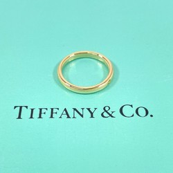 TIFFANY&Co. Tiffany Stacking Band Ring Elsa Peretti K18 Yellow Gold/Diamond 12.5 Gold Women's