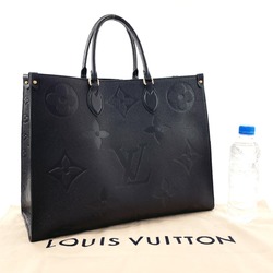 LOUIS VUITTON Louis Vuitton On the Go GM M44925 Tote Bag Monogram Empreinte Black Women's