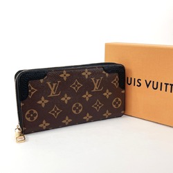 LOUIS VUITTON Louis Vuitton Zippy Wallet Retiro M61855 Long Monogram Canvas Brown Unisex