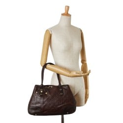 Gucci Guccissima Princess Tote Bag Handbag 163805 Brown Leather Women's GUCCI