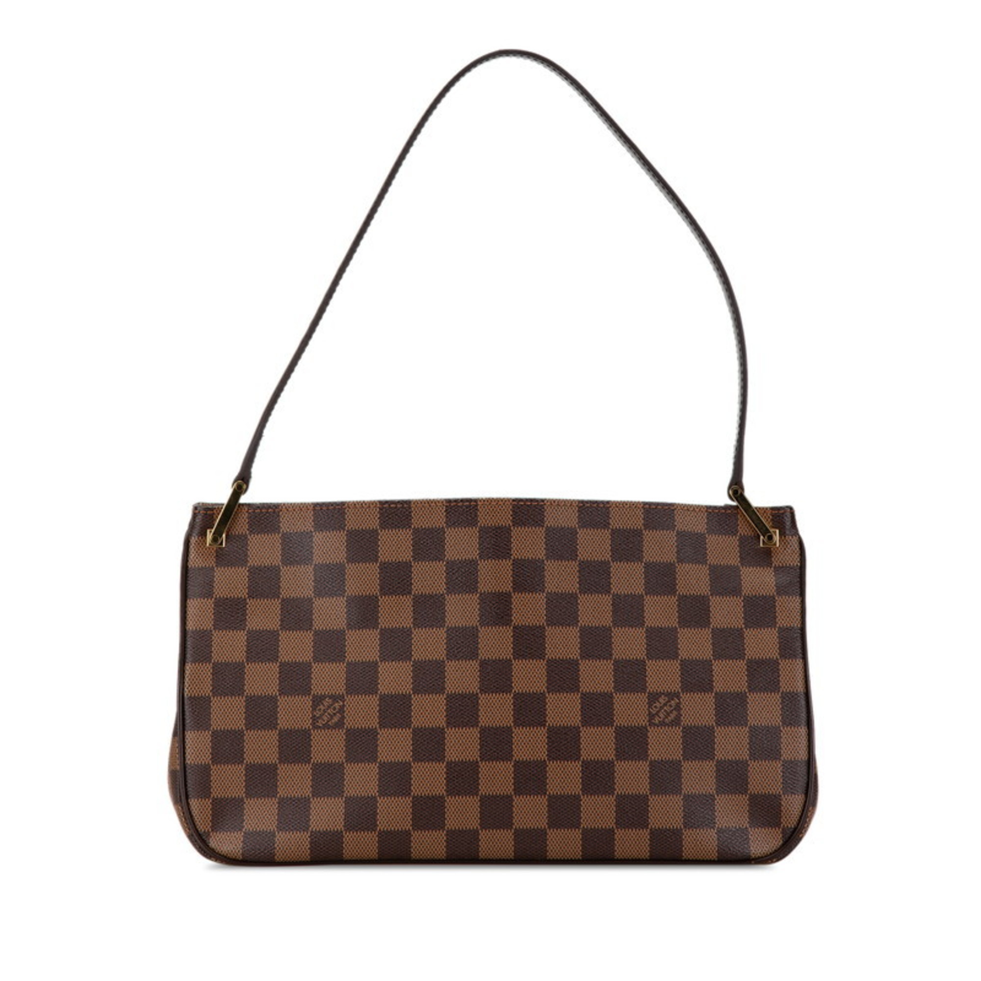 Louis Vuitton Damier Auburn Shoulder Bag N51129 Brown PVC Leather Women's LOUIS VUITTON