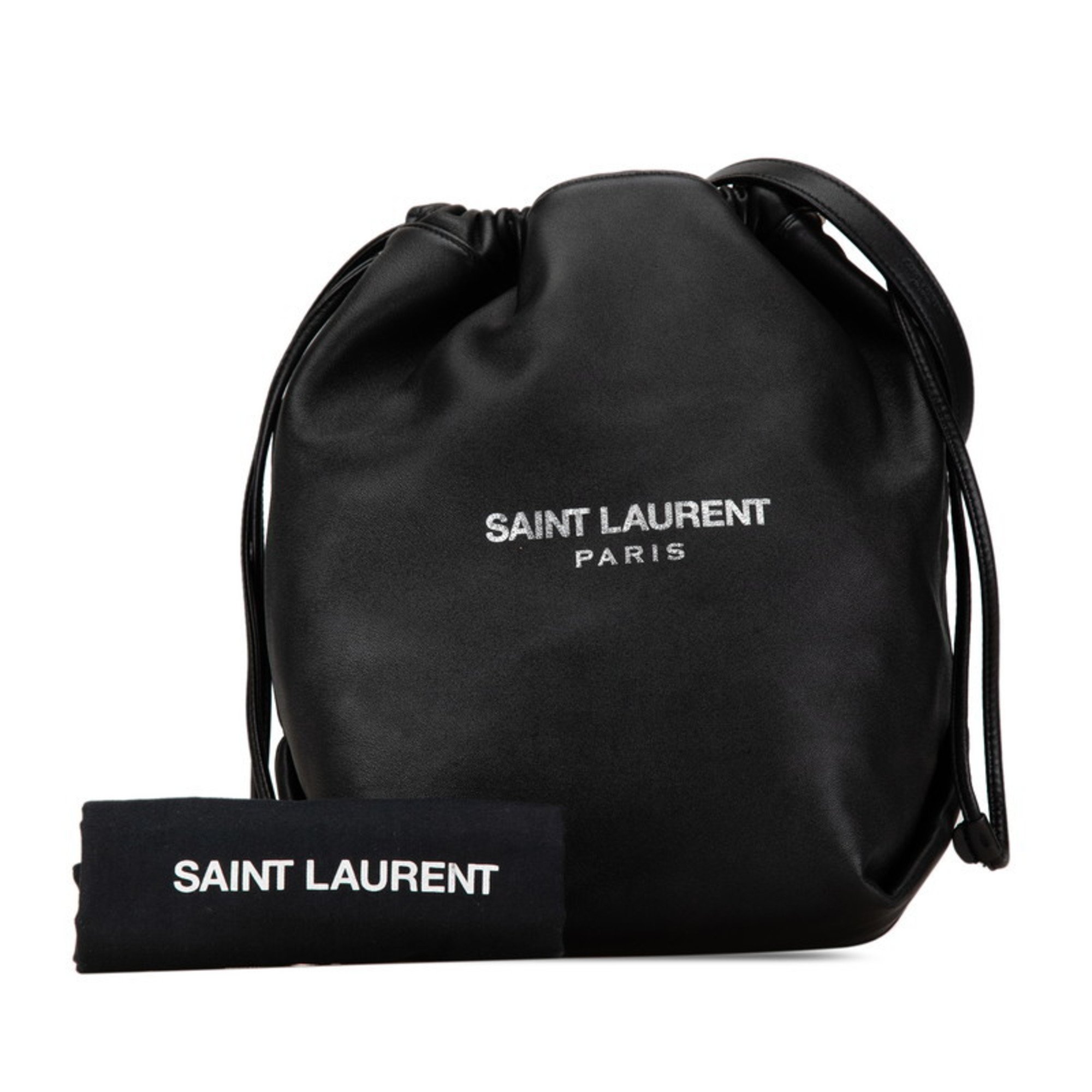 Saint Laurent Chain Shoulder Bag 538447 Black Leather Women's SAINT LAURENT