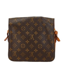 Louis Vuitton Monogram Cartesier Shoulder Bag M51252 Brown PVC Leather Women's LOUIS VUITTON