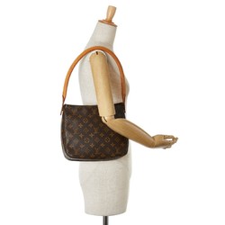 Louis Vuitton Monogram Looping MM Shoulder Bag M51146 Brown PVC Leather Women's LOUIS VUITTON