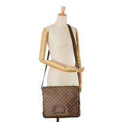 Louis Vuitton Damier Ebene Brooklyn GM Shoulder Bag N51212 Brown PVC Leather Women's LOUIS VUITTON