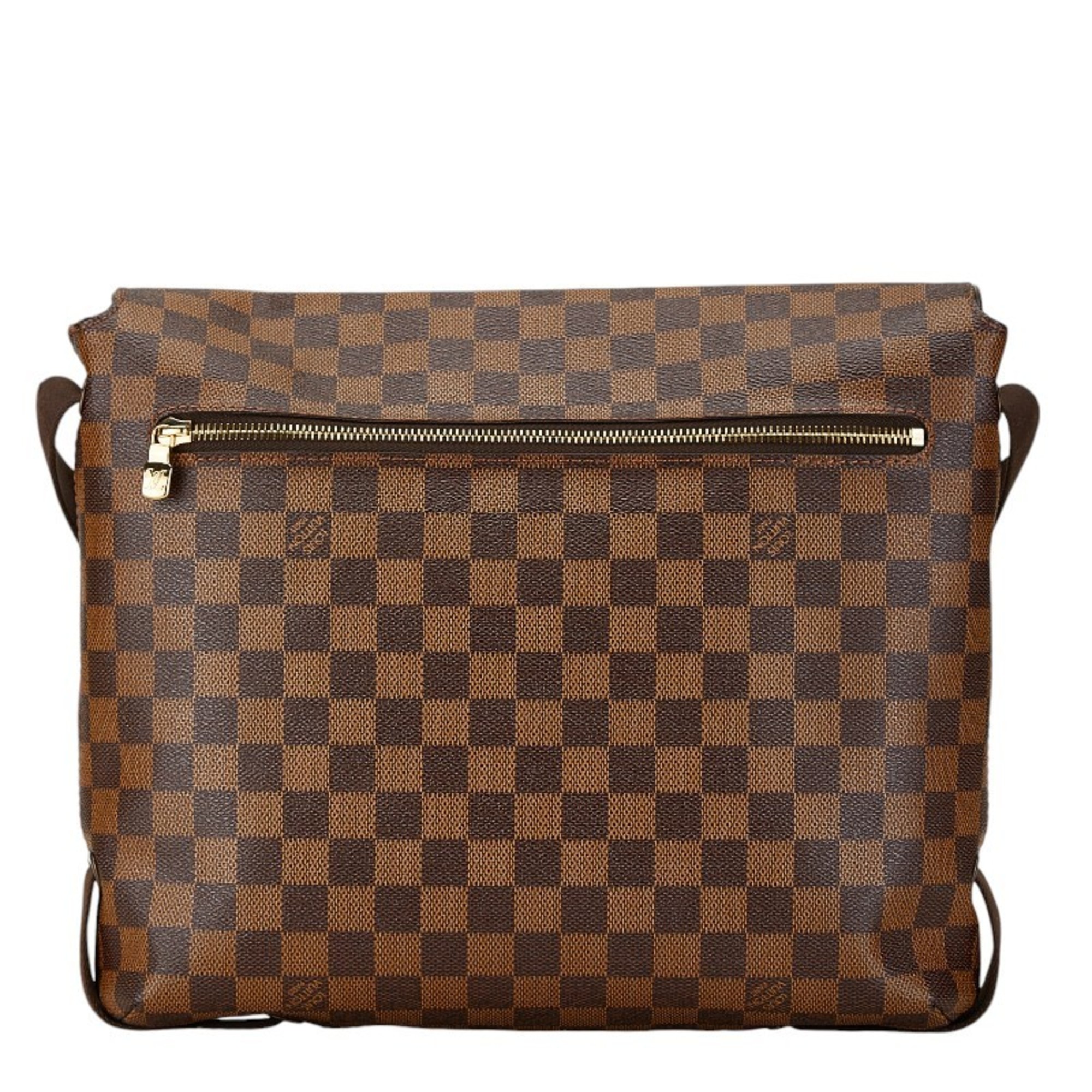 Louis Vuitton Damier Ebene Brooklyn GM Shoulder Bag N51212 Brown PVC Leather Women's LOUIS VUITTON