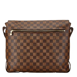 Louis Vuitton Damier Ebene Brooklyn GM Shoulder Bag N51212 Brown PVC Leather Women's LOUIS VUITTON