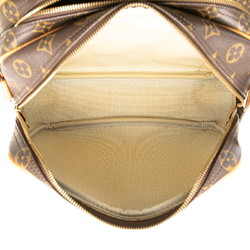 Louis Vuitton Monogram Reporter PM Shoulder Bag M45254 Brown PVC Leather Women's LOUIS VUITTON