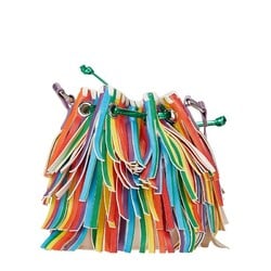 Stella McCartney Teen Rainbow Shoulder Bag Bucket Multicolor Leather Women's