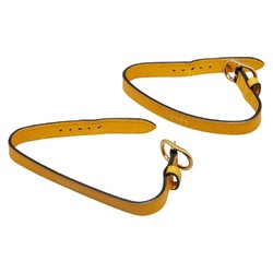 Gucci Shoulder Strap Yellow Gold Leather Women's GUCCI