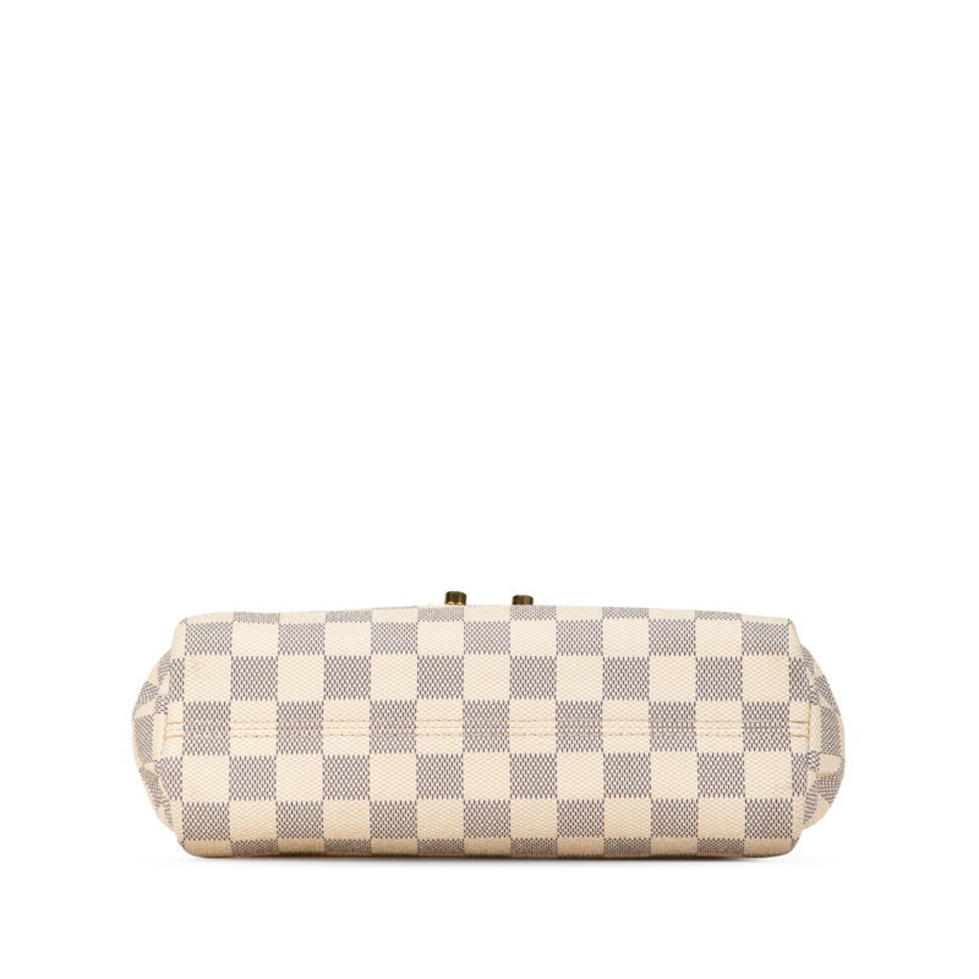 Louis Vuitton Damier Croisette Handbag Shoulder Bag N41581 White PVC Leather Women's LOUIS VUITTON