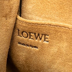 LOEWE GATE BAG SHOULDER BROWN LEATHER WOMEN'S