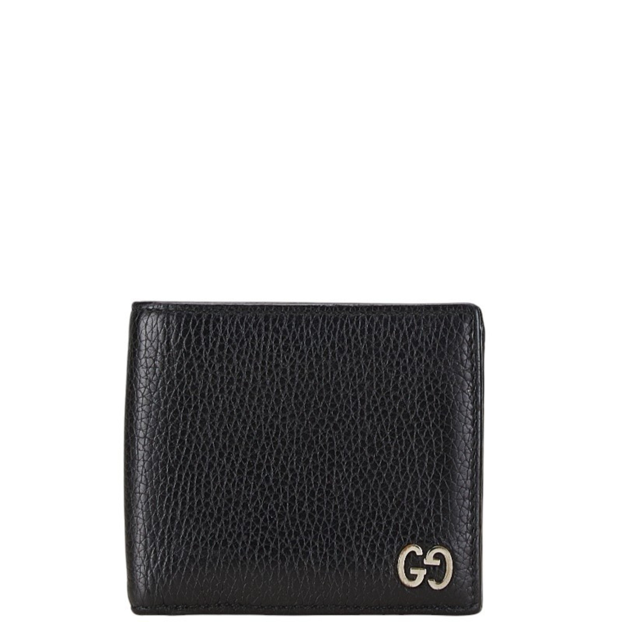 Gucci Durian Bi-fold Wallet 473922 Black Leather Women's GUCCI