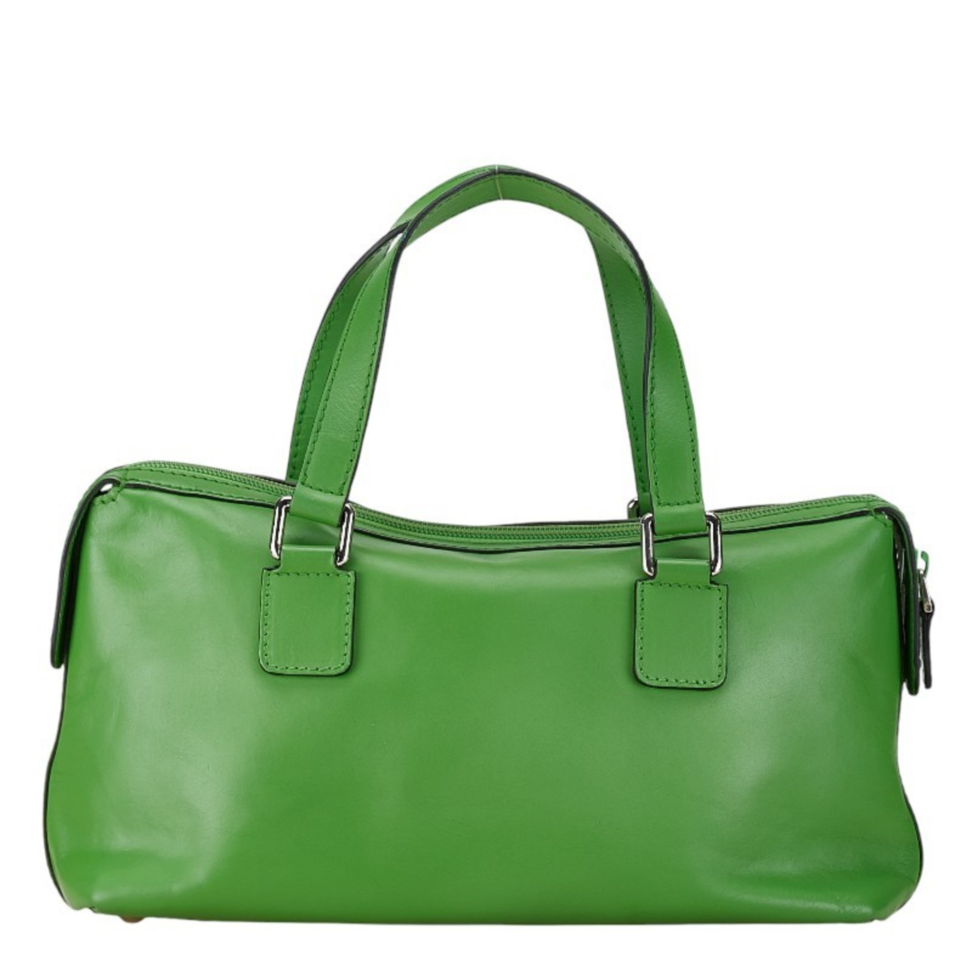 Gucci GG Imprime Handbag 264210 Green Leather Women's GUCCI